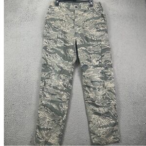 USAF Desert Digital Camo Pants Mens 32R Green Tiger Stripe Cargo Work‎ Military